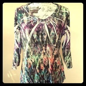 Chico multicolor tunic sz 1